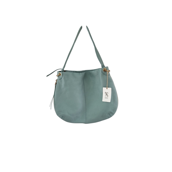 HOBO Fern Hobo Bag Purse Pale Green Pebble Leather New NWT - Picture 4 of 13